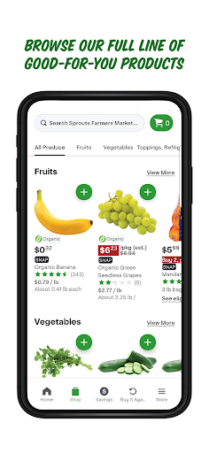 Sprouts screenshot