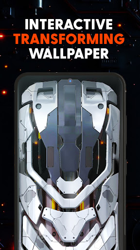 Futuristic 3D Tech Wallpaper screenshot