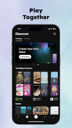 Sekai: Create · Remix · Play screenshot