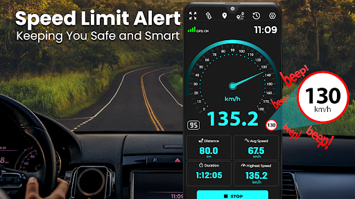GPS Speedometer Odometer & HUD screenshot