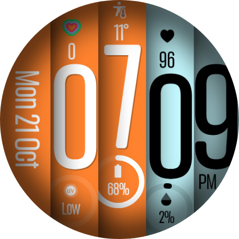 Stretch Fall - Watch face screenshot