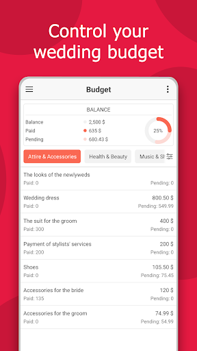 Wedding Planner by MyWed screenshot