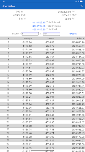 10bii Financial Calculator screenshot
