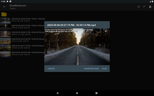 Droid Dashcam - Video Recorder screenshot