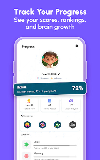 Brainova: IQ Test & Logic Game screenshot