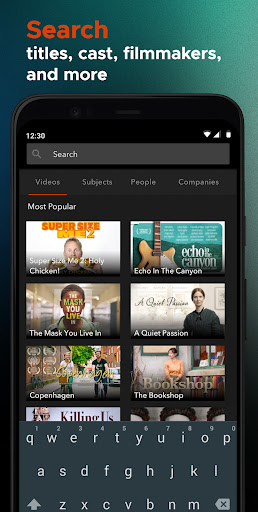 Kanopy screenshot