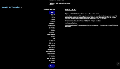 PlayoffComputer screenshot