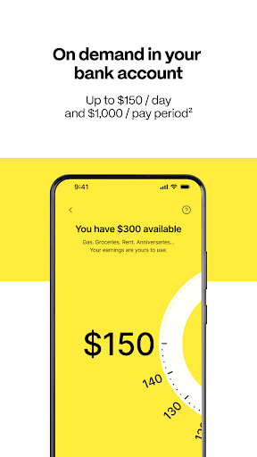EarnIn: Why Wait for Payday? screenshot