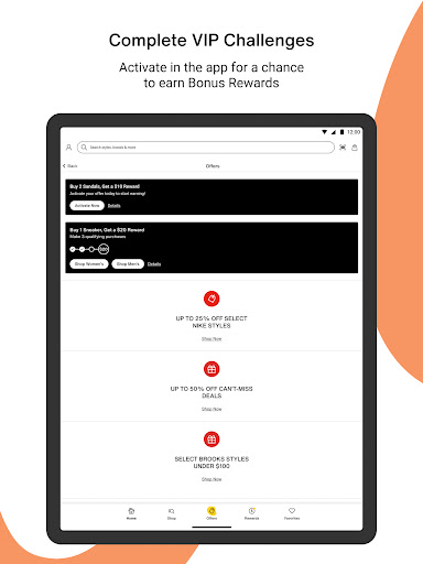 DSW Designer Shoe Warehouse screenshot