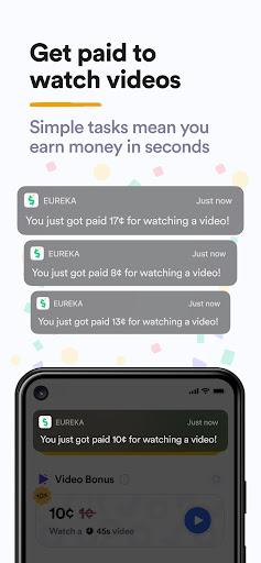 Eureka: Earn money for surveys screenshot