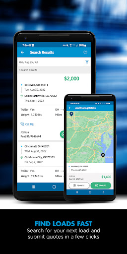 TQL Carrier Dashboard screenshot