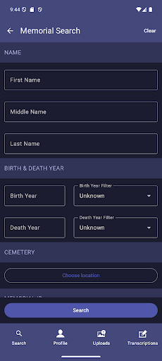 Find a Grave screenshot