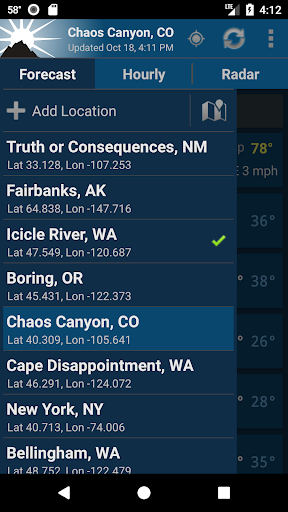 NOAA Weather Unofficial (Pro) screenshot