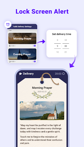 BitBible ENG -Lockscreen+Alarm screenshot