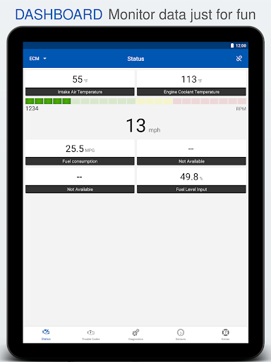 OBD Auto Doctor car scanner screenshot