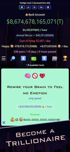 Idle Trillionaire: Money Game screenshot