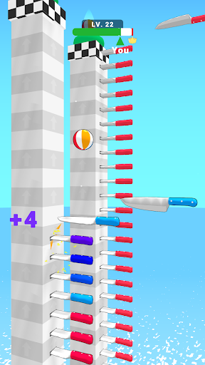 Ball Up: Knife Racing screenshot