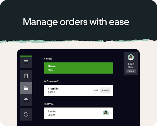 Uber Eats Order Manager screenshot