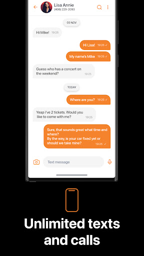 Phoner: Second Phone Number screenshot