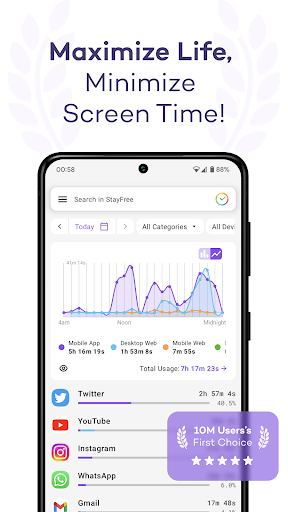 StayFree - Screen Time screenshot