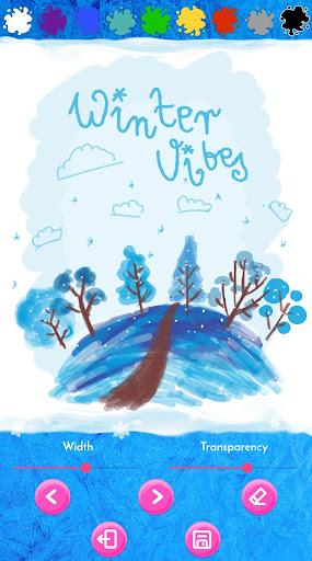 Winter Princess Diary: Lock screenshot