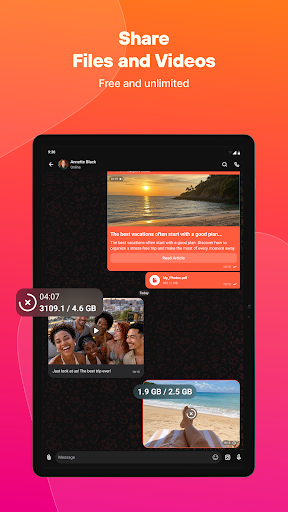 Online chat, calls - Gem Space screenshot