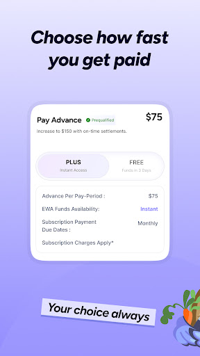 Earnifi: Early Pay. Fast Money screenshot