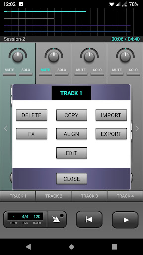 J4T Multitrack Recorder screenshot