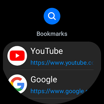 Samsung Browser screenshot