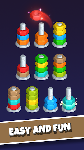 Nut Sort-Color Puzzle Game screenshot