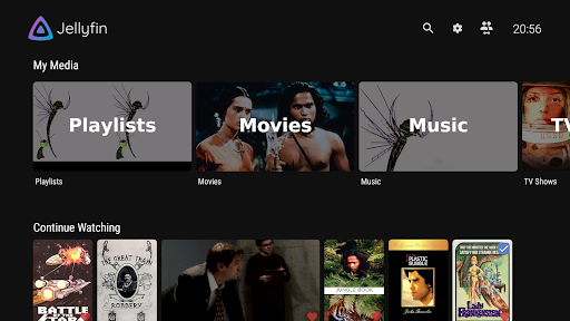 Jellyfin for Android TV screenshot