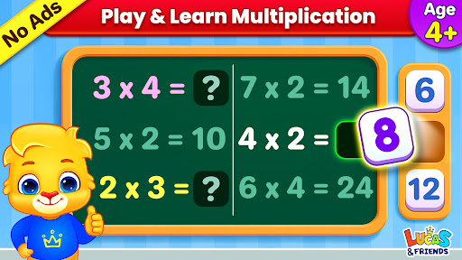Kids Multiplication Math Games screenshot