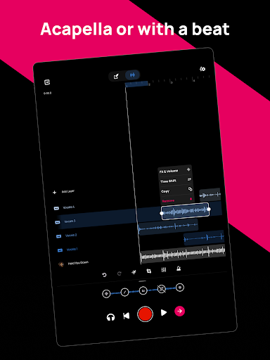 Voloco: Auto Vocal Tune Studio screenshot