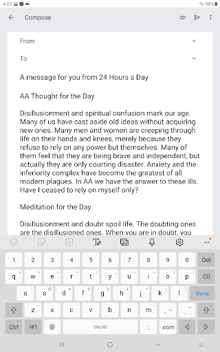 Twenty-Four Hours a Day screenshot