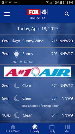 FOX 4: DFW WAPP - Weather screenshot
