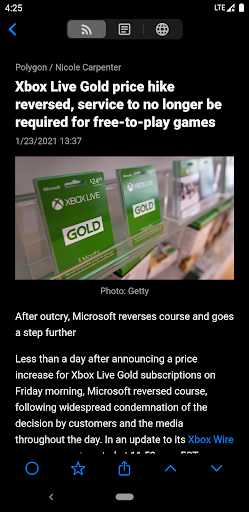 Fluent Reader Lite - RSS Clien screenshot