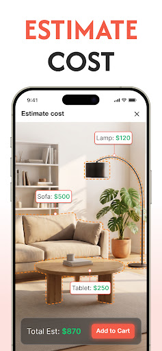 SnapHome: AI Interior Design screenshot