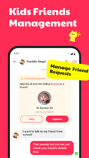 JusTalk Kids - Safe Messenger screenshot