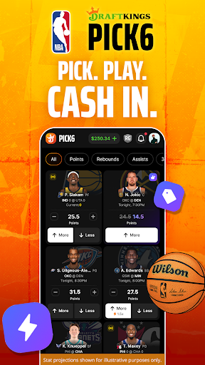 Pick6 DraftKings Sports Picks screenshot