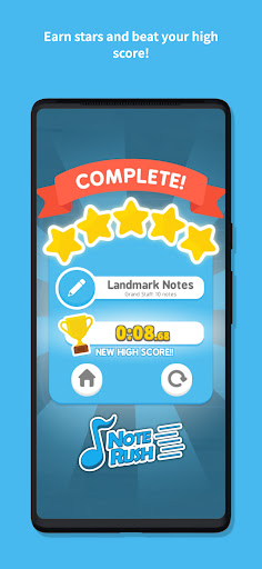 Note Rush: Learn to Read Music screenshot