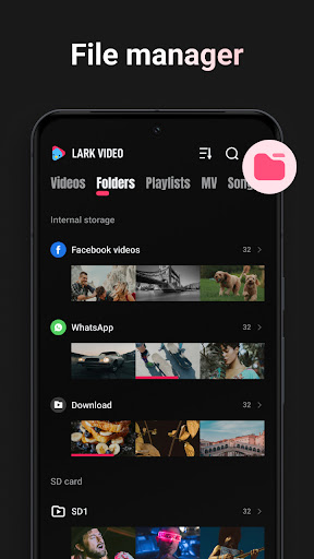 Lark Video Player screenshot