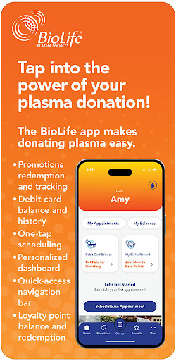BioLife Plasma Services screenshot