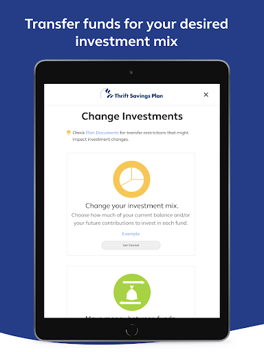 Thrift Savings Plan screenshot