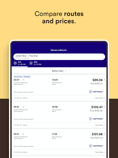 Trainline: Train travel Europe screenshot