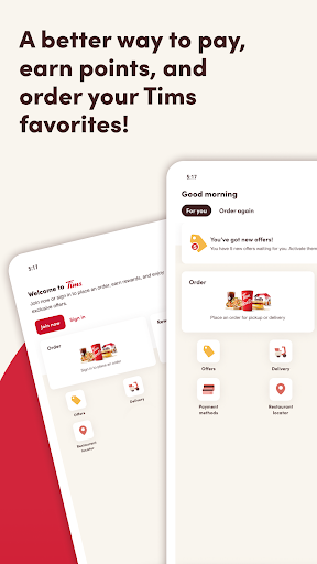 Tim Hortons screenshot