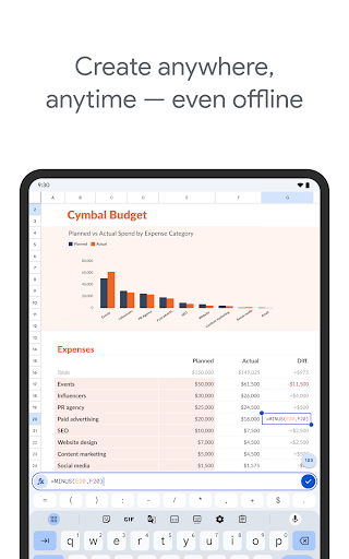 Google Sheets screenshot