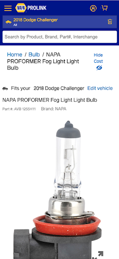 NAPA PROLink screenshot