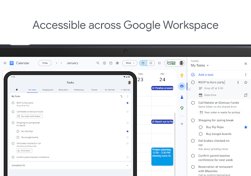 Google Tasks screenshot