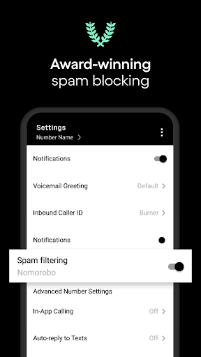 Burner: Second Phone Number screenshot