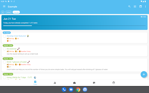 LifeUp: Gamify Tasks & Habits screenshot